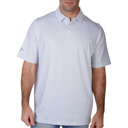 Callaway Mens Eco Geo Print Short Sleeve Polo Shirt