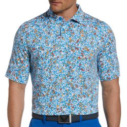 Callaway Mens Nitro Print Short Sleeve Polo Shirt