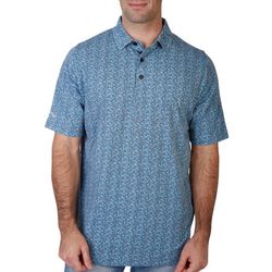 Callaway Mens Graphic Dri Release Short Sleeve Polo Shirt