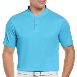 PGA TOUR Mens Baseball Collar Short Sleeve Shirt