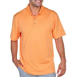 PGA TOUR Mens Solid Airflux Polo Short Sleeve Shirt