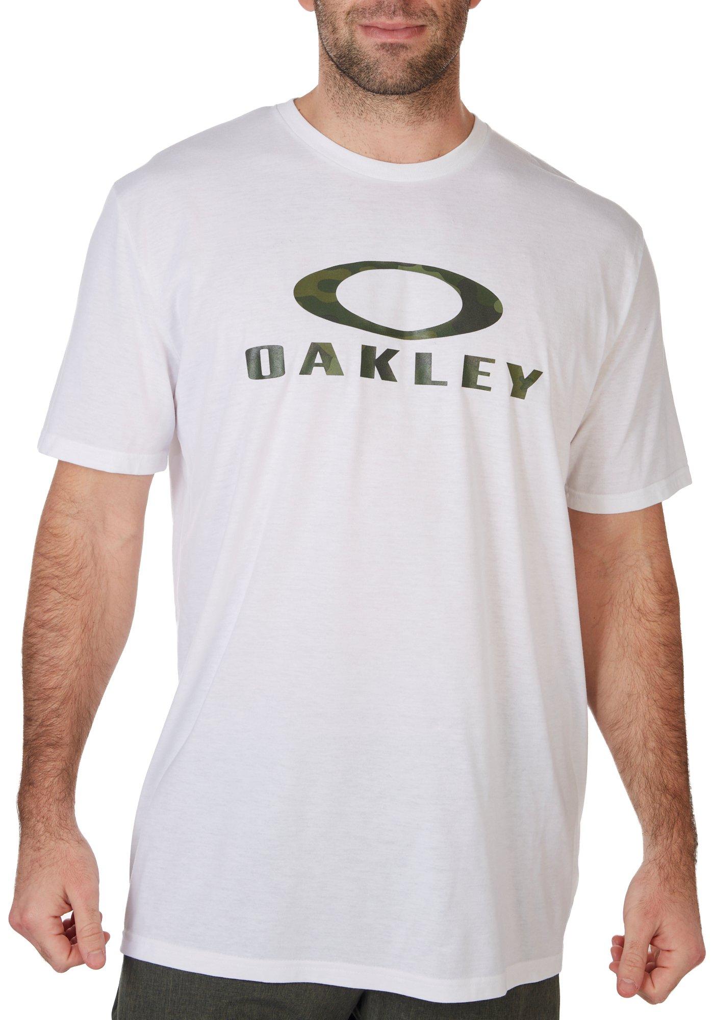 Oakley Mens O Bark Logo Short Sleeve T-Shirt