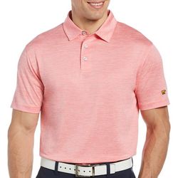 Jack Nicklaus Mens Melange Print Golf Polo Shirt