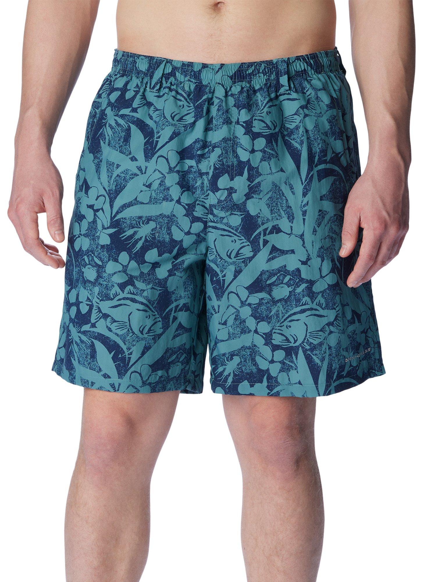 Mens Super Backcast Undersea Print Swim Shorts