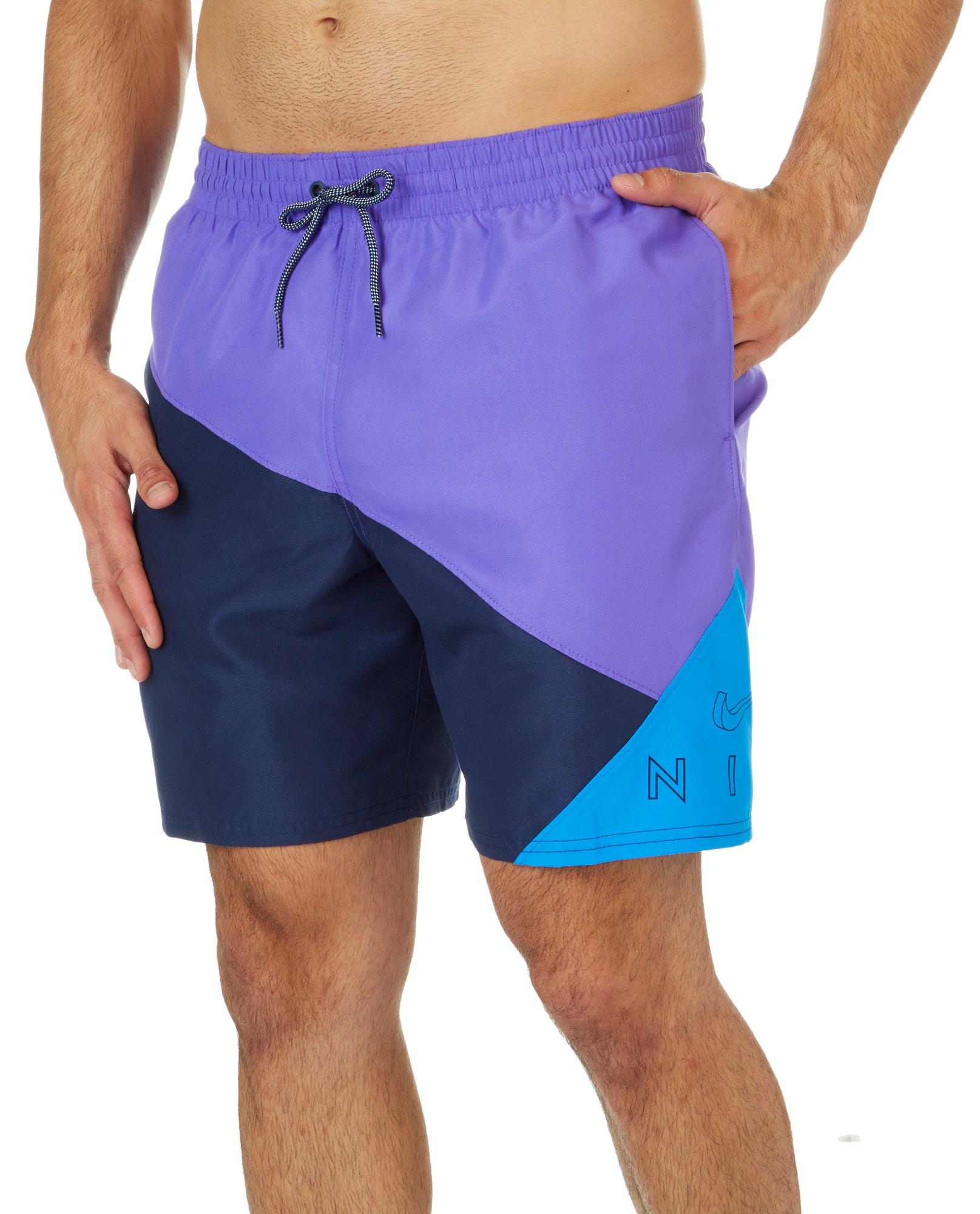 Nike Mens Solid Swim Shorts