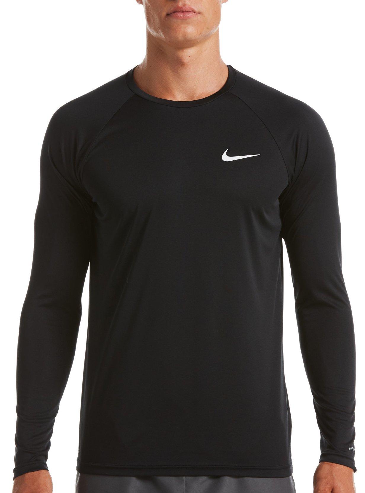 nike solid long sleeve hydroguard