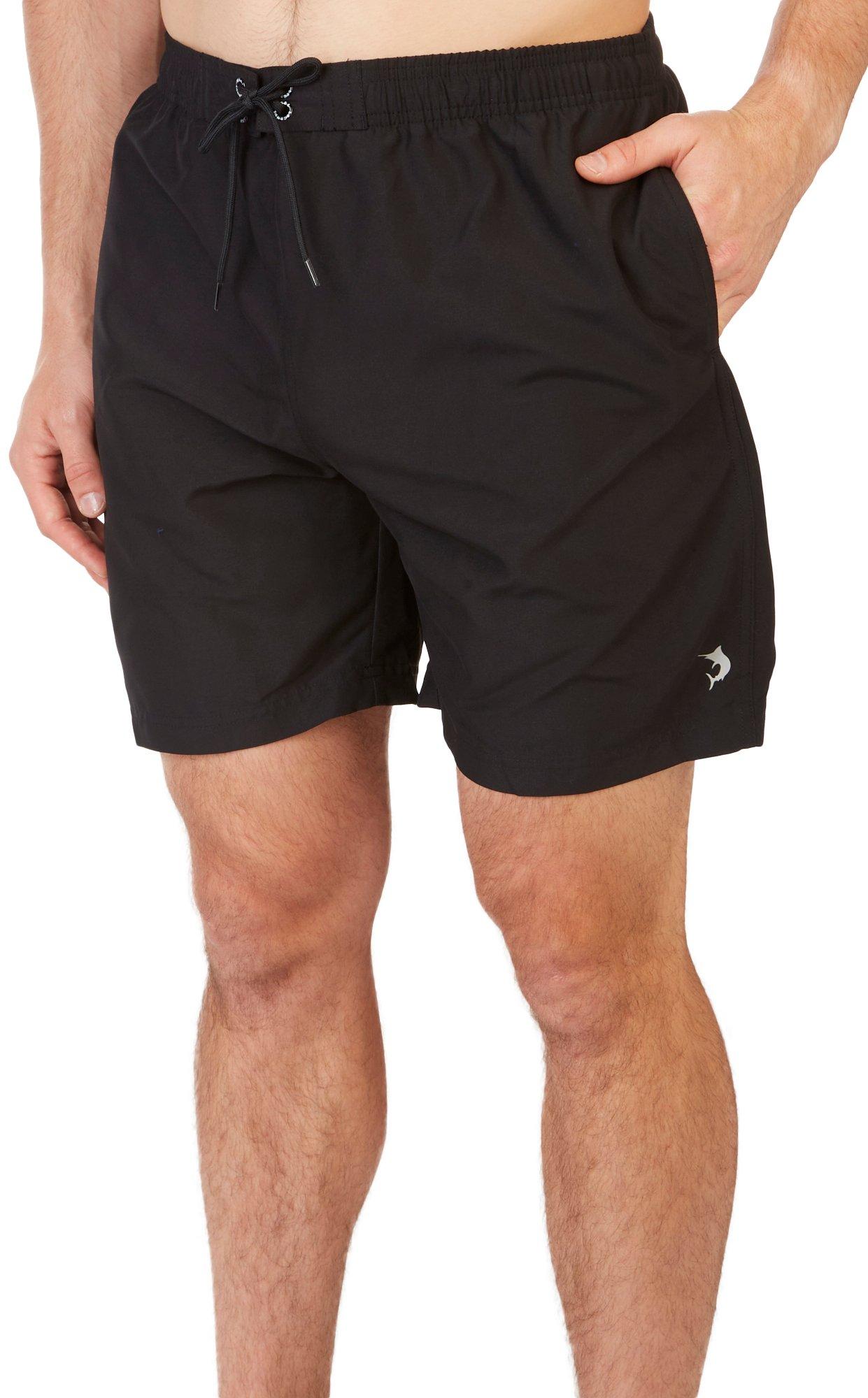 Reel Legends Mens 7in Smoke Swim Shorts