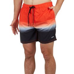 In Gear Mens 2 In 1 Four Way Stripe Stretch Swim Shorts