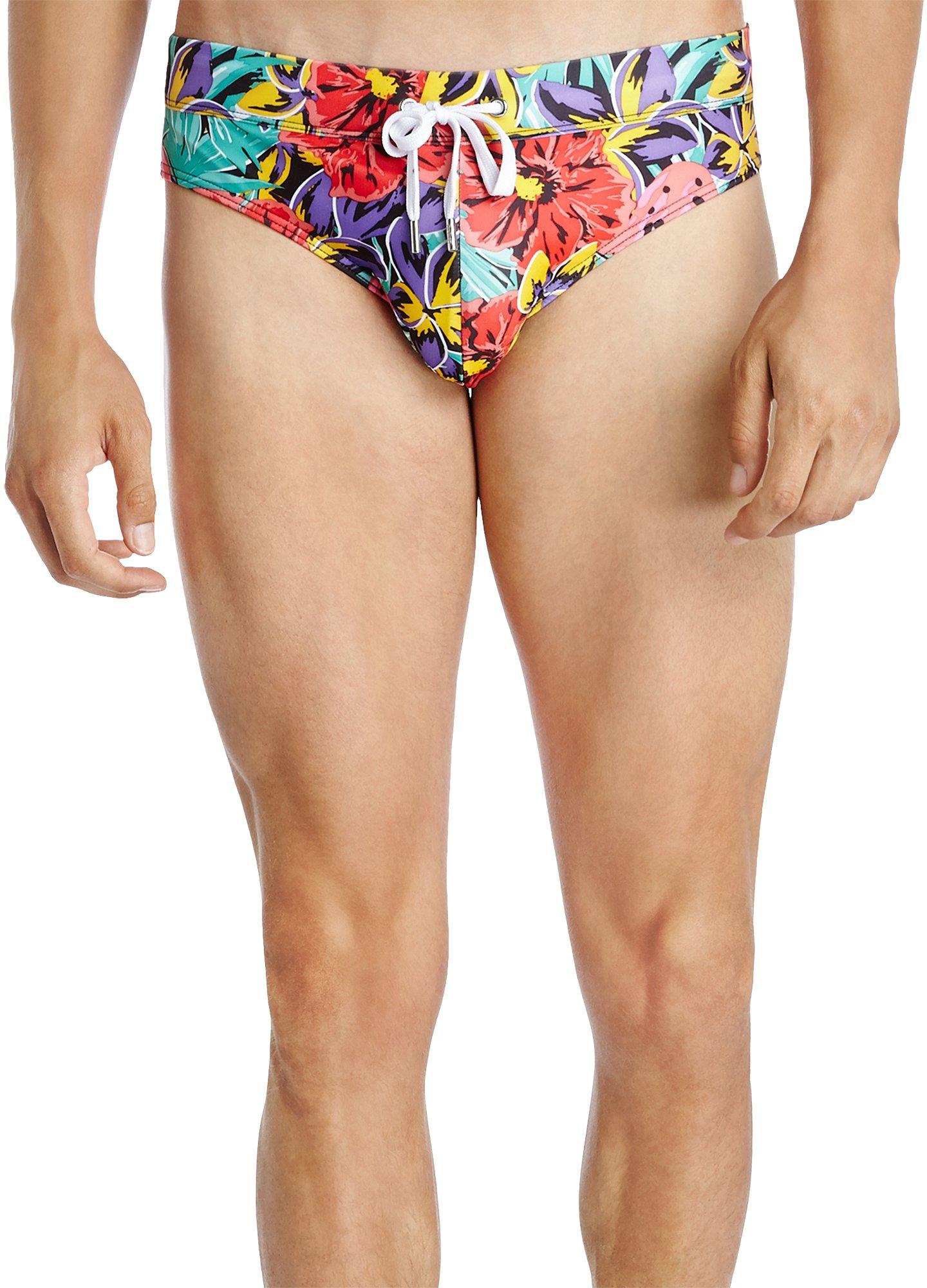 floral mens swim briefs