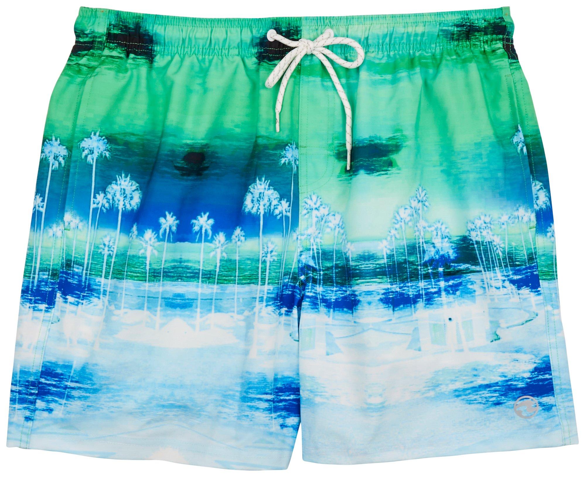 Ocean Current Mens 7in. Sold Beach Volley Boardshorts