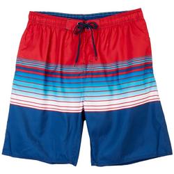 Mens Stripes Swim Shorts