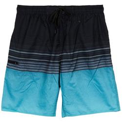 Mens Stripes 2-in-1 Eboard Shorts