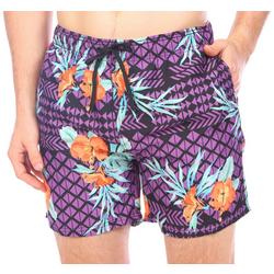 Mens Troppical Volley 2-in-1 Swim Shorts