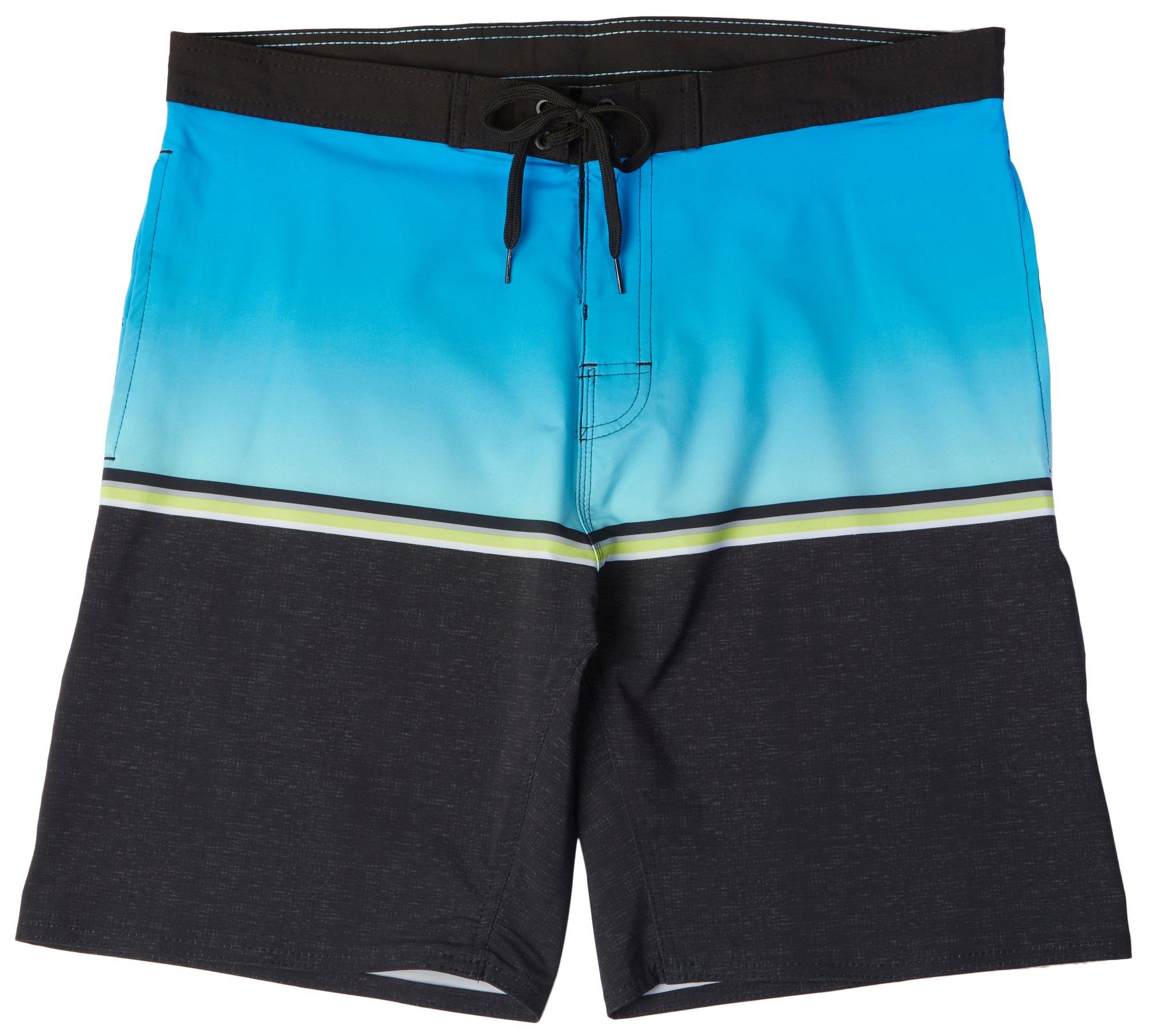 Mens Ombre Print Boardshorts