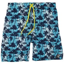 Laguna Mens Palm Print Swim Shorts