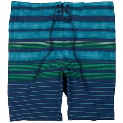 Laguna Mens Solid Stripe Swim Shorts