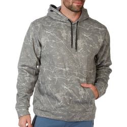 Spalding Mens Marble Print Fleece Pullover Sweater