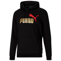 Puma Mens Big Logo Fleece Pull Over Hoodie