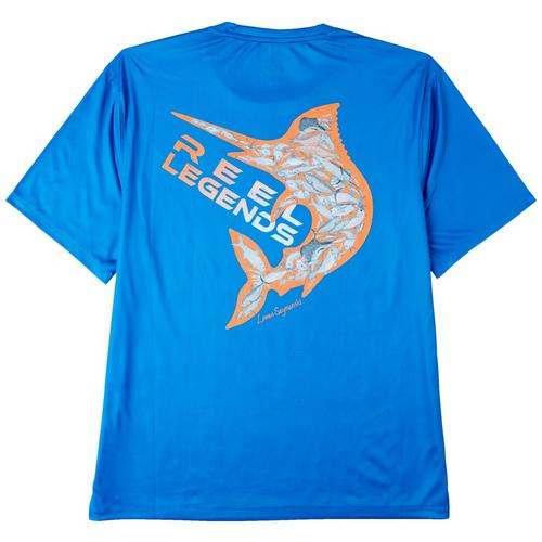 Reel Legends Mens Reel-Tec Sea Life Filled Logo