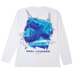 Reel Legends Mens Reel-Tec Hammerhead Long Sleeve T-Shirt