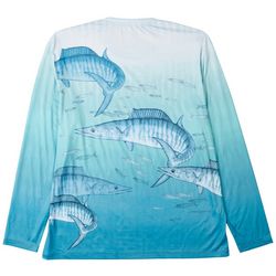 Reel Legends Mens Reel-Tec Underwater Long Sleeve T-Shirt