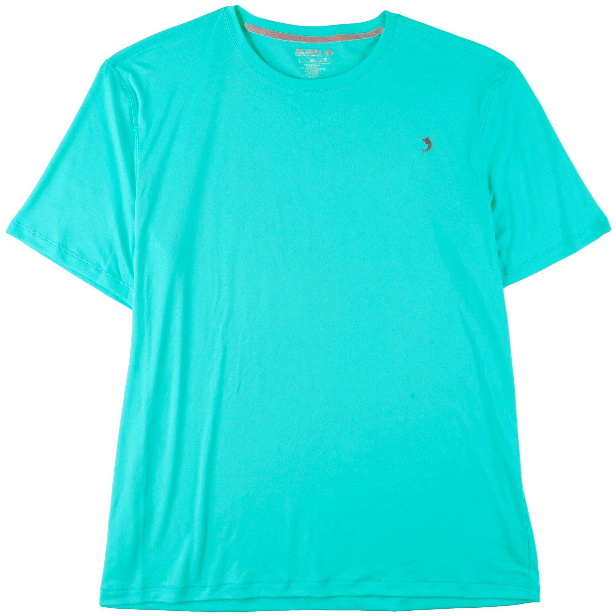 Reel Legends Mens Reel-Tec Solid T-Shirt