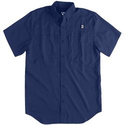 Reel Legends Mens Saltwater II Short Sleeve UPF 50 Shirt