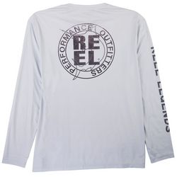 Reel Legends Mens Reel-Tec Circle Long Sleeve Shirt