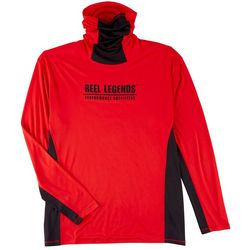 Reel Legends Mens Reel-Tec Performance Neck Shield Shirt