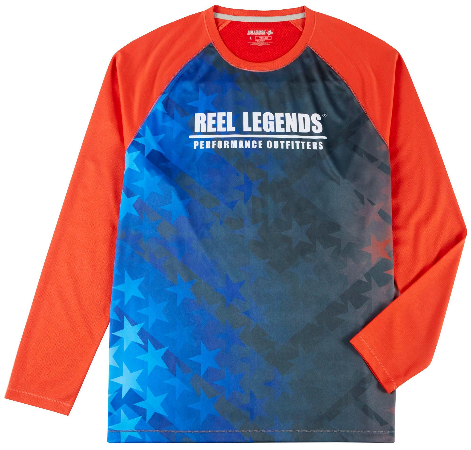 reel legends mens long sleeve shirts