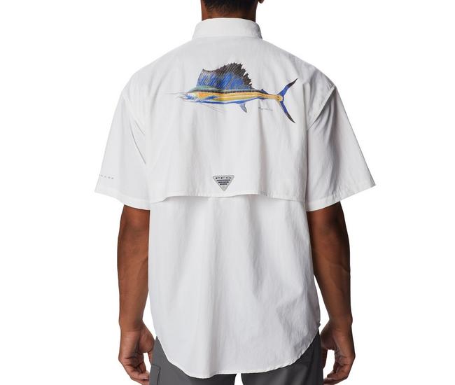 Columbia Mens PFG Bahama Icon Sailfish Short Sleeve Shirt