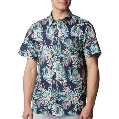 Columbia Mens PFG Tropical Short Sleeve Shirt