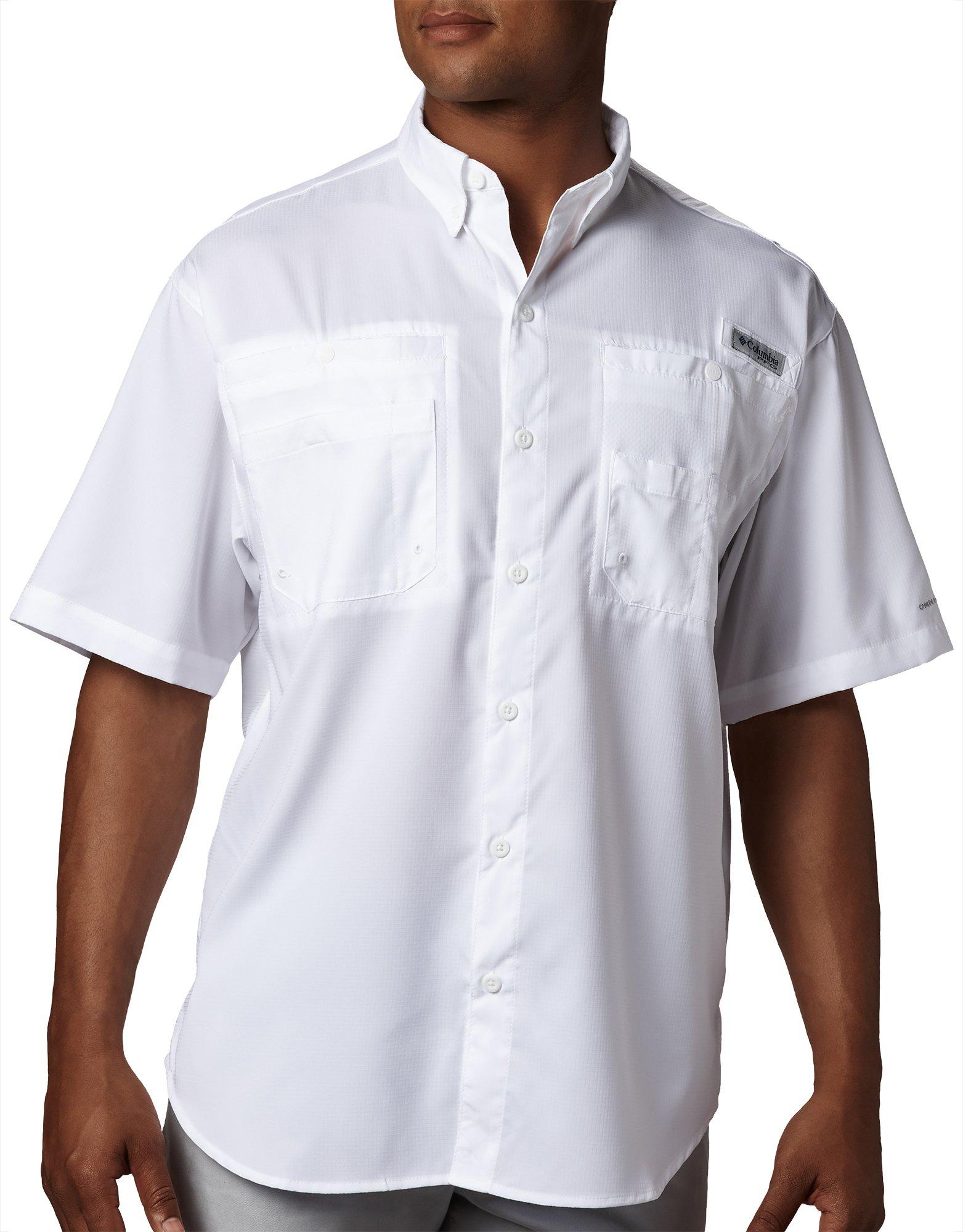 Columbia Tamiami II Short-Sleeve Shirt for Men - White - 2XL