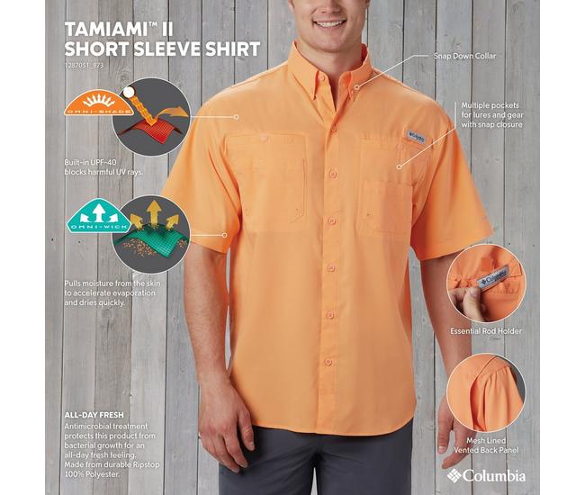 Columbia Mens PFG Tamiami II Short Sleeve Shirt