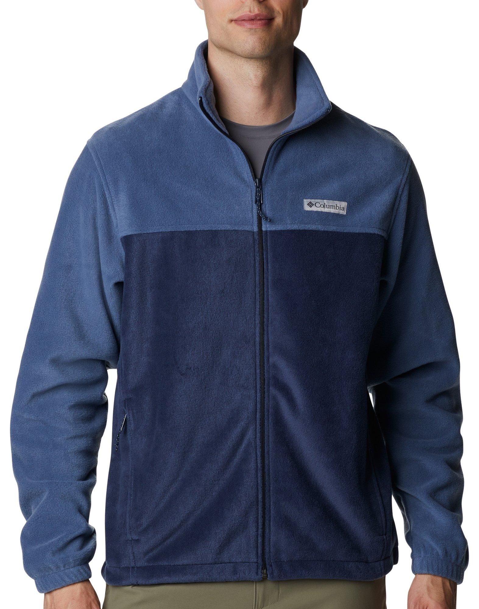 Mens Steens Mountain Colorblock Fleece Jacket