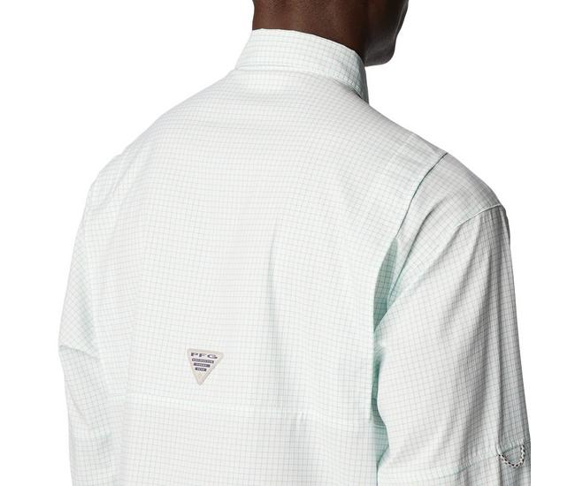 Columbia Mens PFG Super Tamiami Checkered Long Sleeve Shirt