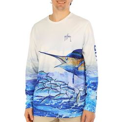 Mens Big Blue Tuna  Long Sleeve PerformanceT-Shirt
