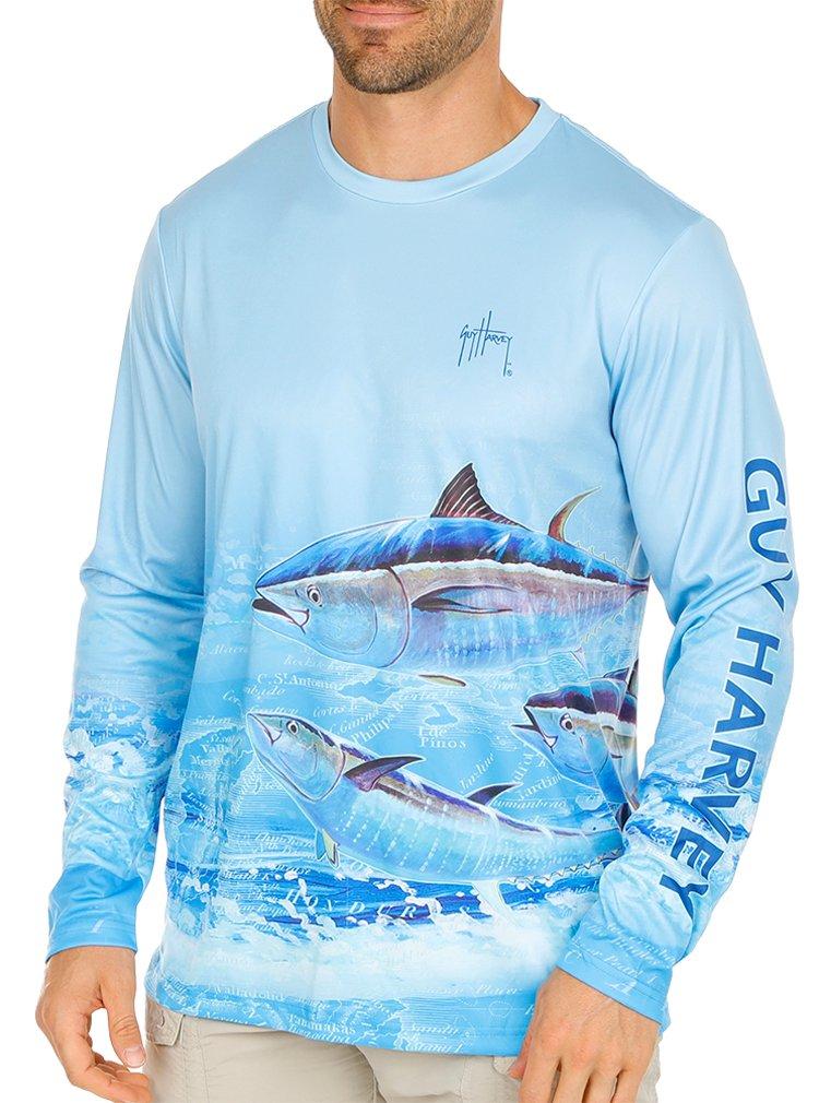 LOCO SKAILZ Mens XXL Fishing Shirt Long Sleeve Dri-fit UV