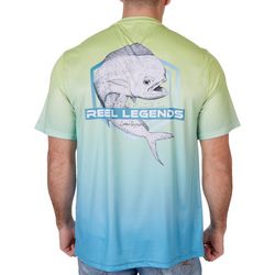 Reel Legends Mens  Lea Szymanski Mahi Fish Graphic T-Shirt
