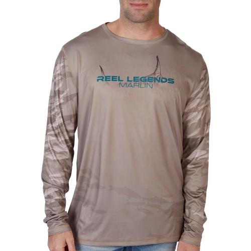 Reel Legends Mens Reel-Tec Marlin Chase T-Shirt
