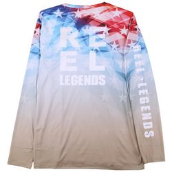 Reel Legends Mens All American Reel-Tec Long Sleeve T-Shirt