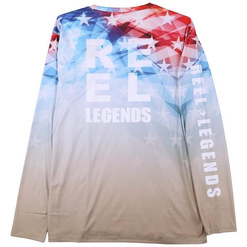 Reel Legends Mens All American Reel-Tec Long Sleeve