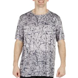 Reel Legends Mens Reel-Tec Crackle Print T-Shirt