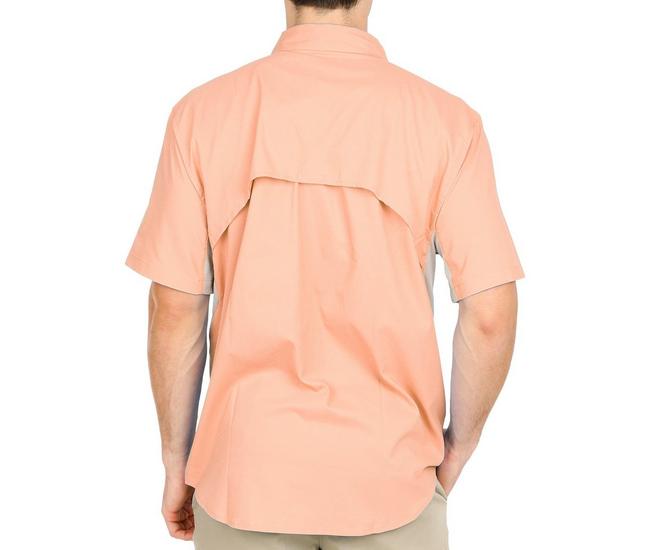 Reel Legends Button Up Shirt Mens Size XL All Over Fish Print Navy Blue  Pocket
