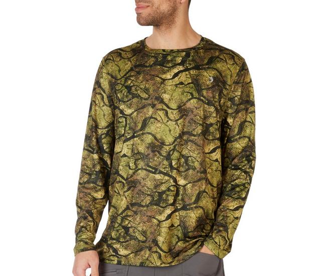 Reel Legends Mens Everglades Reel-Tec Long Sleeve T-Shirt