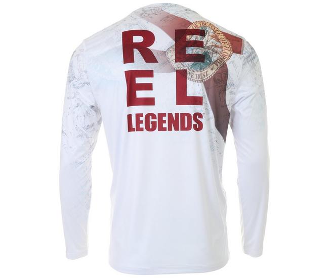 Reel Legends Mens Reel-Tec Reef Party Long Sleeve T-Shirt