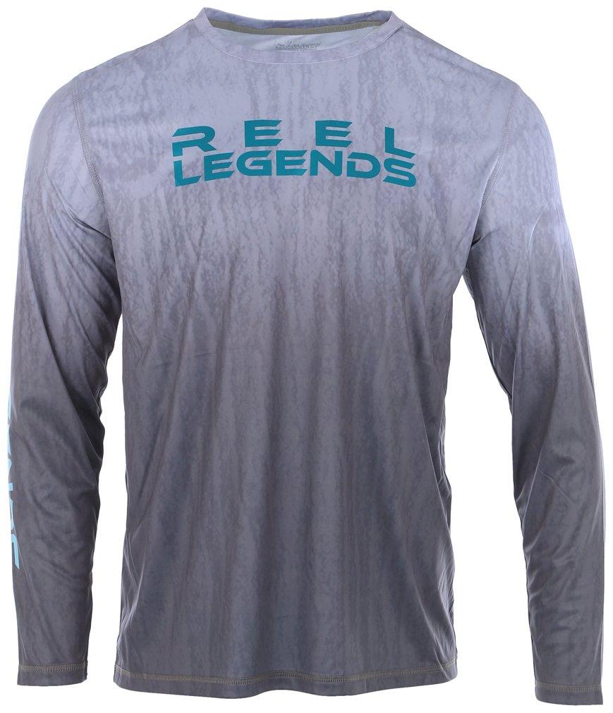 Reel Legends Mens Reel-Tec Shark Long Sleeve T-Shirt
