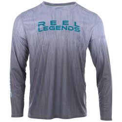 Reel Legends Mens Reel-Tec Shark Long Sleeve T-Shirt