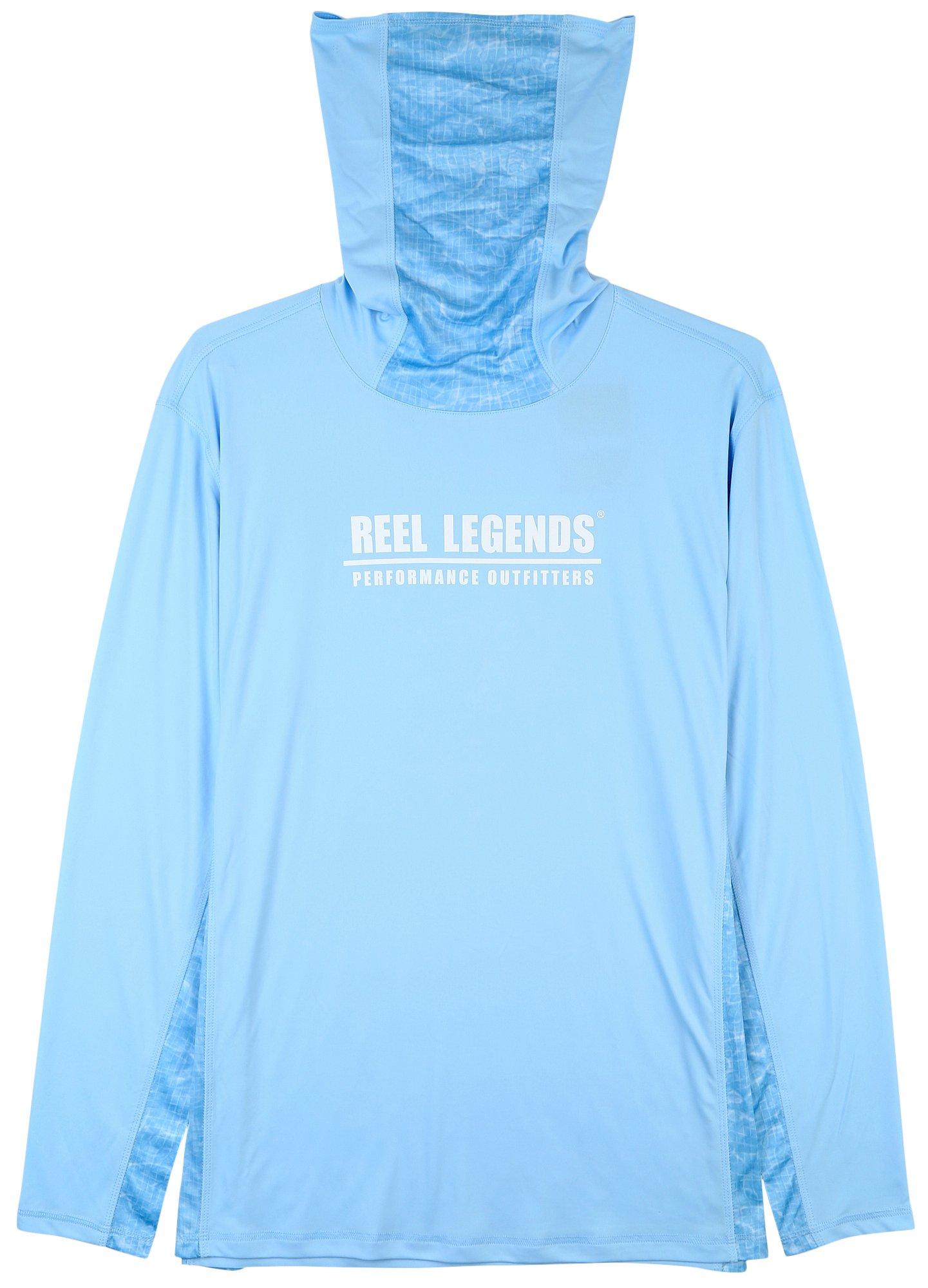 Reel Legends Mens Print Reel-Tec Gaitor Shirt