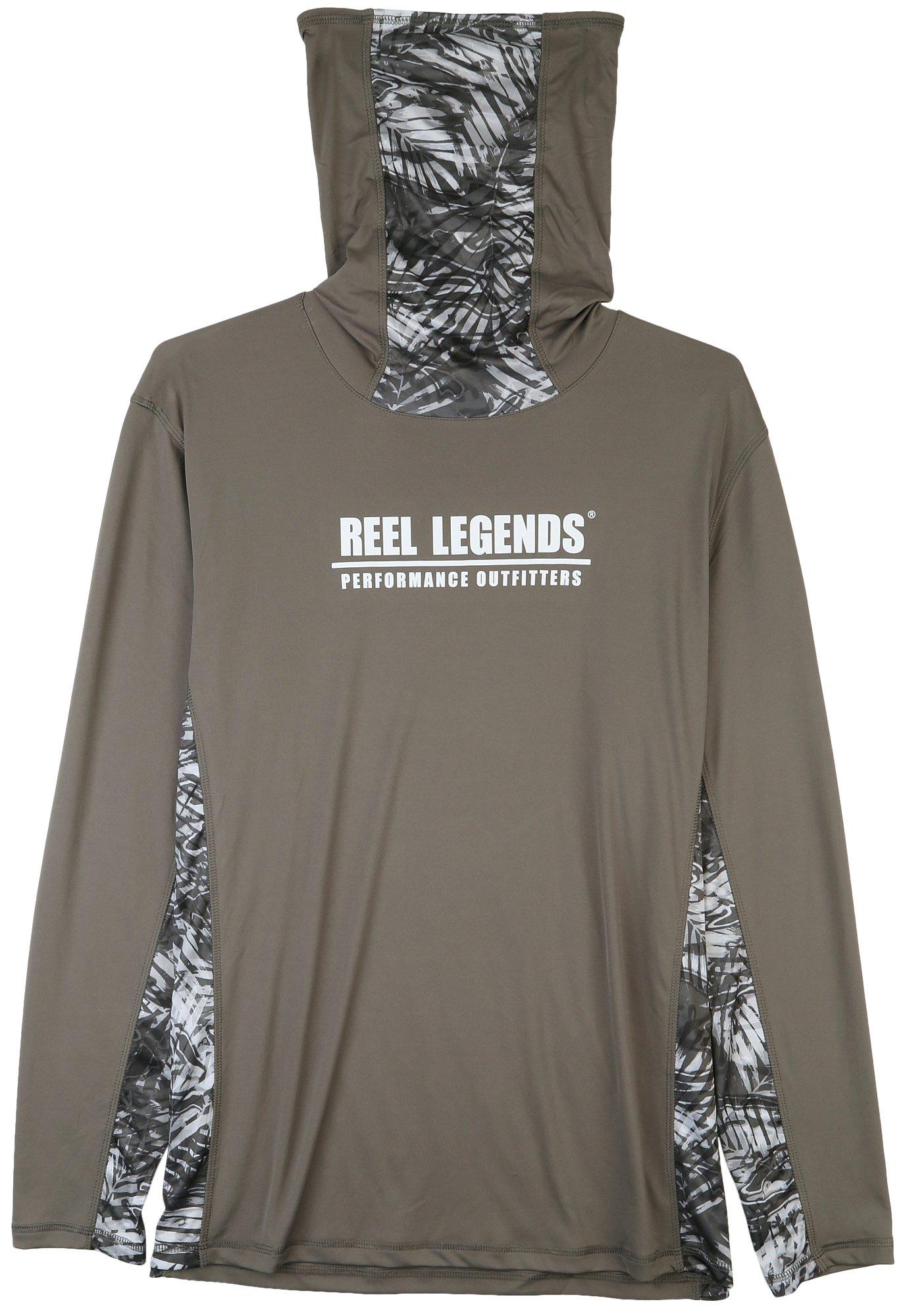 Reel Legends Mens Print Reel-Tec Gaitor Shirt